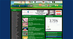 Desktop Screenshot of giochisgratis.com